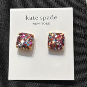 Kate Spade Multicolor Glitter Earrings